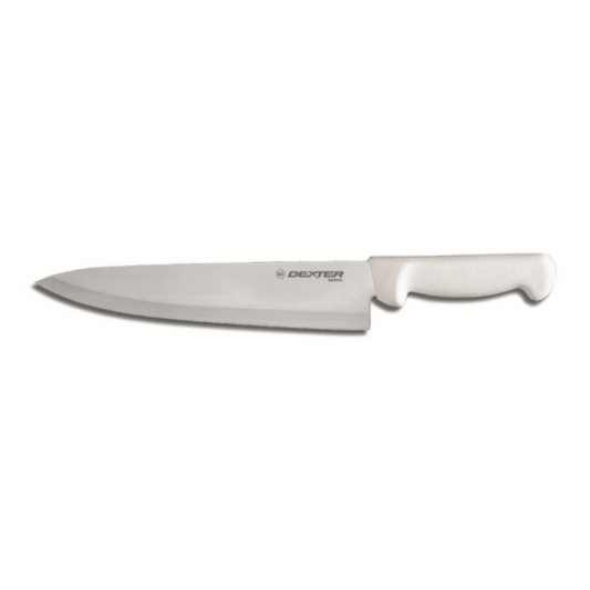 Cook's Knife 10" Wht Poly Hdl