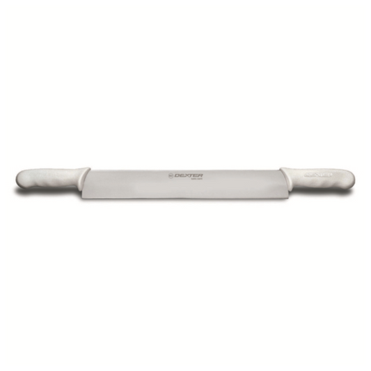 Sani-Safe Cheese Knife, 14", DBL handle WHT