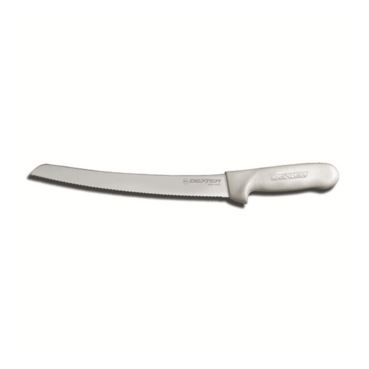 Scallop Bread Knife 10" Wt Hdl