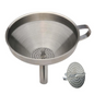 Norpro Funnel, Stainless Steel With Strainer - 247