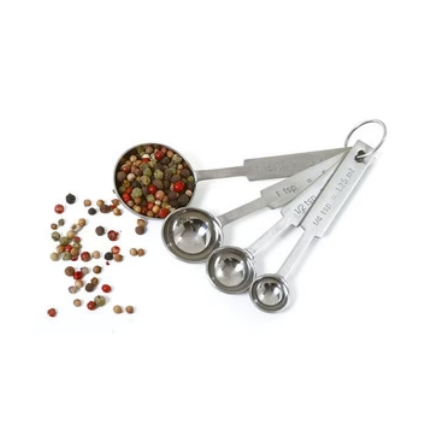 Norpro Measuring Spoon Set,Stainless Steel, 4 Piece - 3049