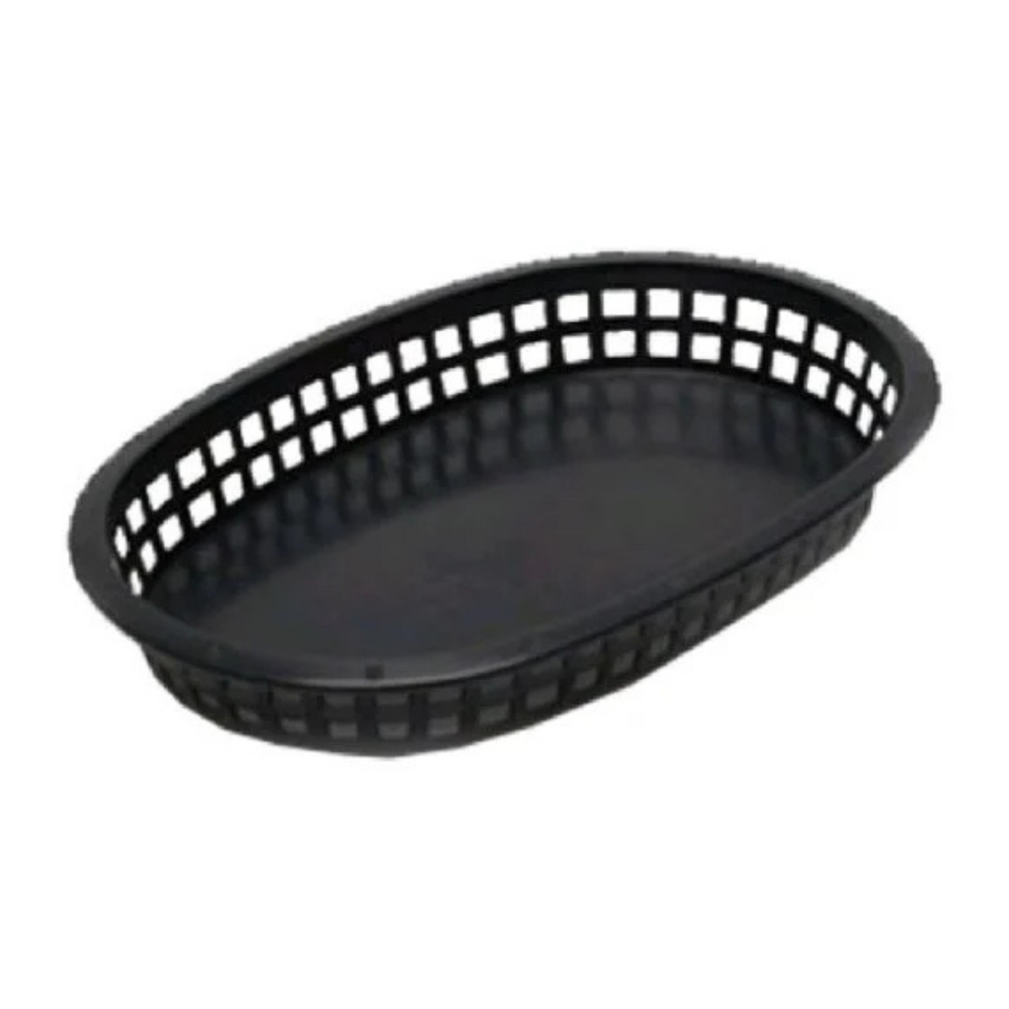 TableCraft - Basket Black Fast Food 10.5x7 - TCPC1076BK