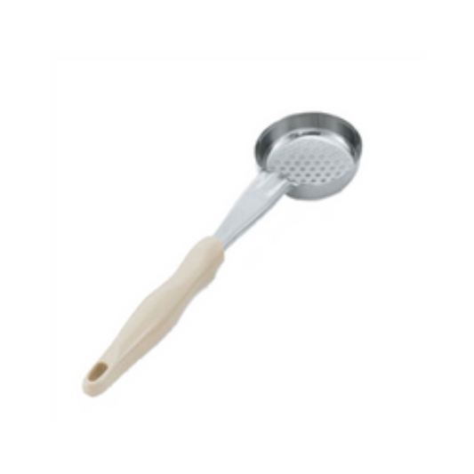 Cuenco redondo perforado Vollrath Spoodle de 85 g (1 pieza), resistente y de alta resistencia, con mango de marfil - 6432335