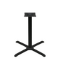 Base de mesa de roble St., 76,2 cm x 76,2 cm, estilo X, de hierro fundido, color negro - B30-STD