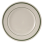 Tuxton  Plate, 10.5" WR, w/Green Band - TUXTGB-016