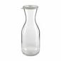 Cambro Beverage Decanter Carafe Clear Polycarbonate 1 Liter W/Lid - WW1000135