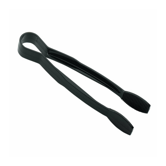 Cambro Tong, Flat Grip Surface 9", Polycarbonate, Black, NSF - TG9-110