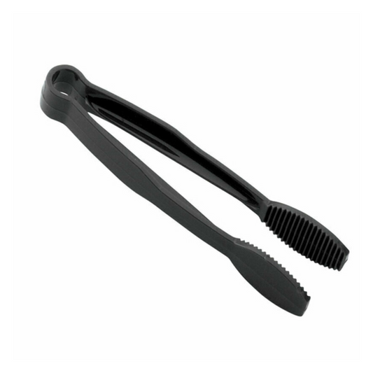Cambro Tong, Flat Grip, 6", Polycarbonate, Black, NSF - TG6110
