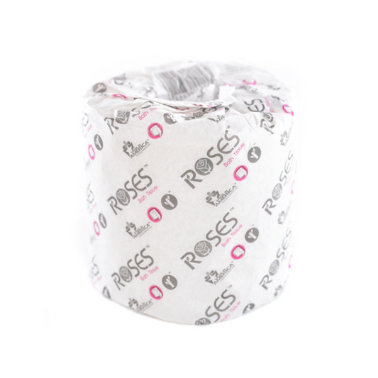 Roses Southwest Papers Toilet Tissue 2Ply White 3"x4" - CASE