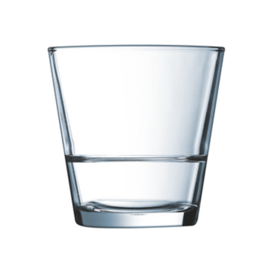 Cardinal -  Old Fashioned Glass, 10-1/2 oz., Arcoroc, Stack Up, fully tempered, h 3-5/8" - H3032-TMC