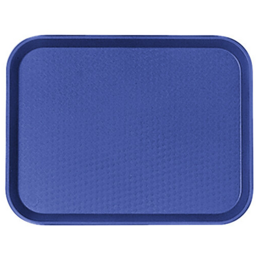 Cambro Fast Food Tray, Navy Blue, 10" x 14" - 1014FF-186