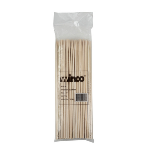 Winco  Bamboo Skewers 8", 100/bag - WSK-08
