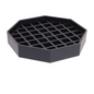 Winco  Drip Tray, Octagonal Black 4.25"x4.25" - 290-1041