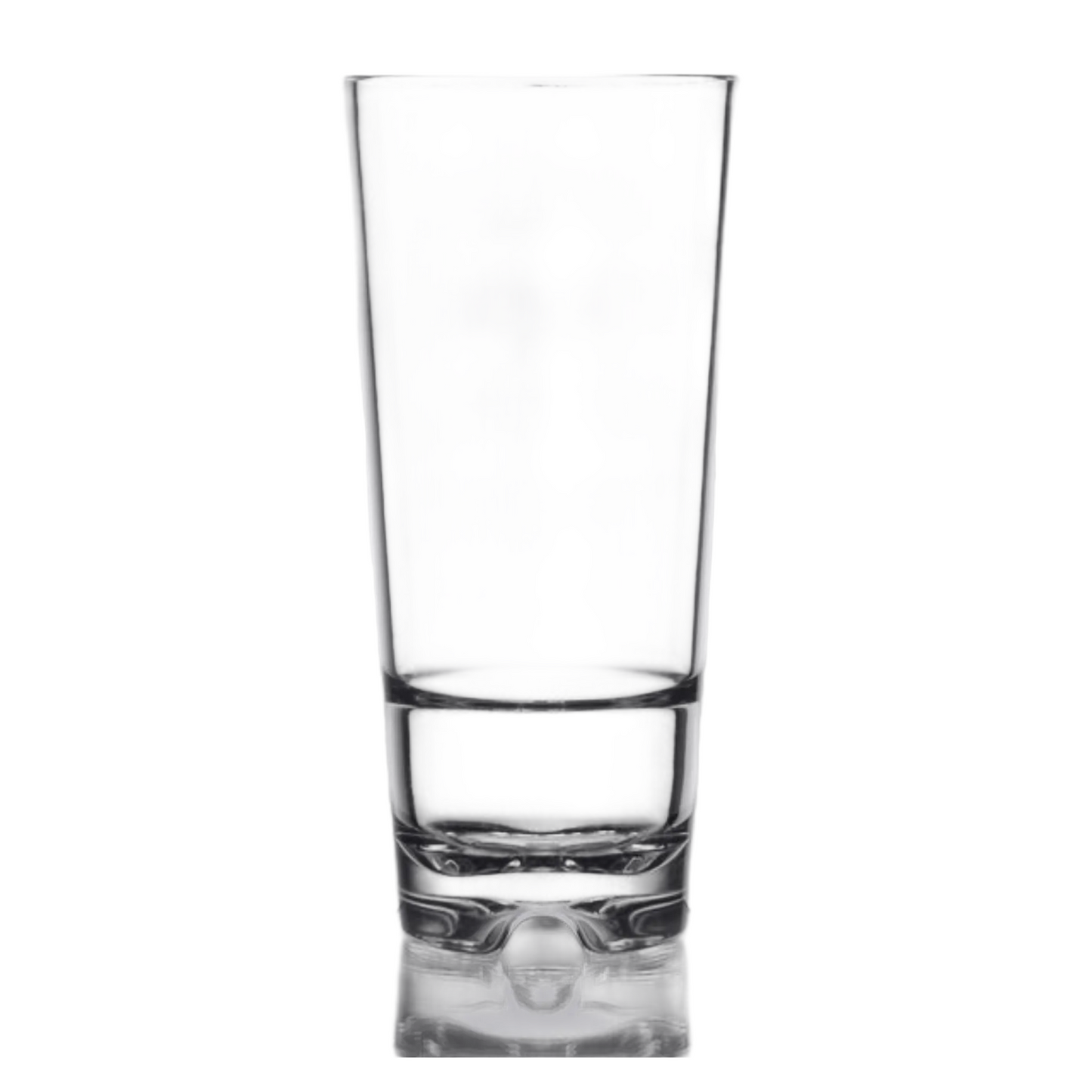 Vaso de cerveza alto de plástico Tritan Libbey Infinium de 16 oz, apilable - 92407 - Caja de 12