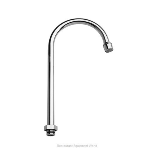Fisher Gooseneck Spout, Brass 6" - 3968