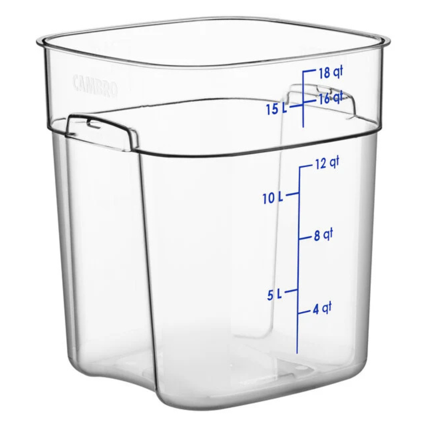 Cambro FreshPro Food Container 18 qt Clear - 18SFSPROCW135