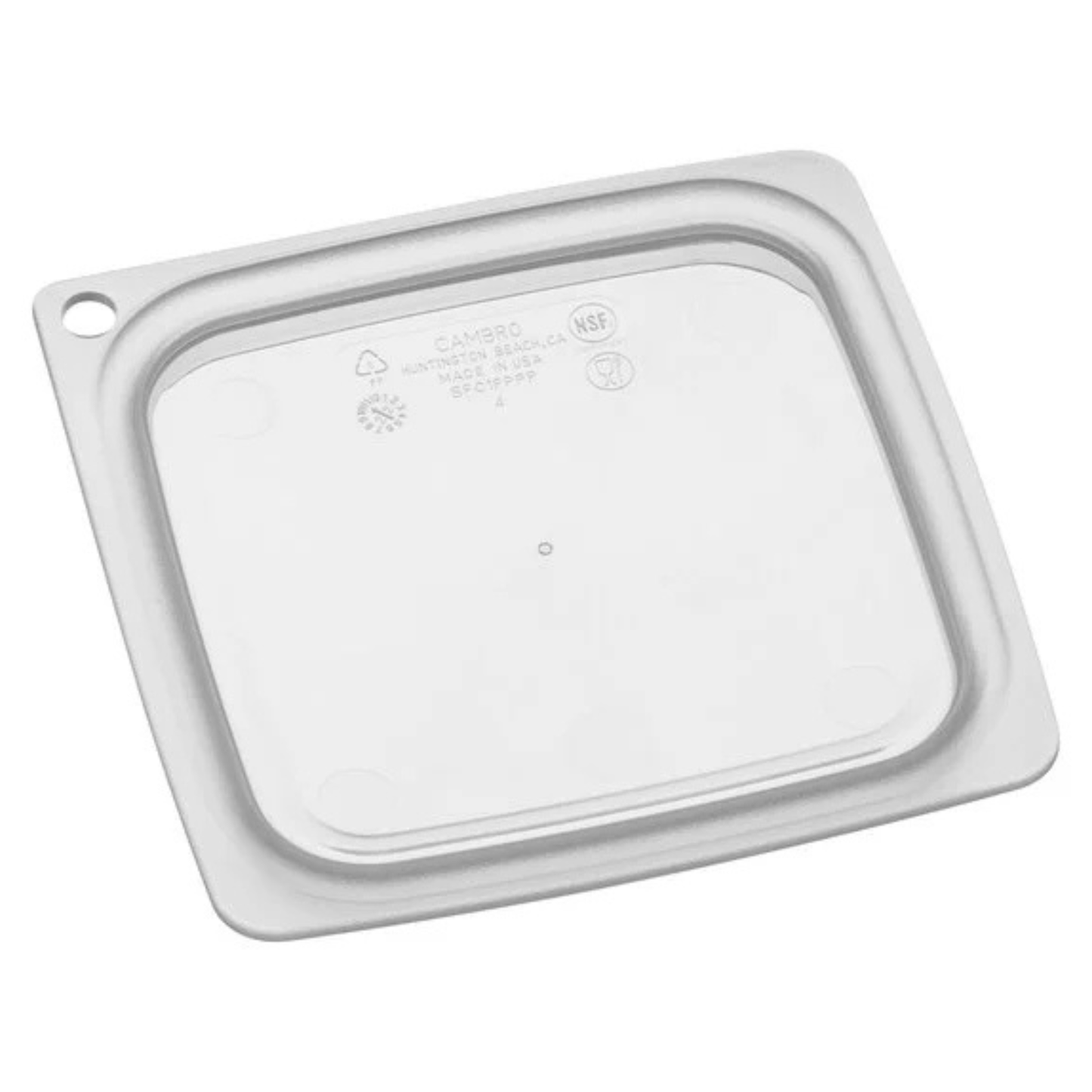 Cambro FreshPro Cover for ½ & 1 qt Containers Translucent Polyethylene NSF - SFC1FPPP190