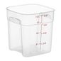 Cambro FreshPro Food Container 8 qt Translucent Polypropylene NSF - 8SFSPROPP190