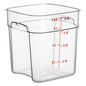 Cambro FreshPro Food Container 8 qt Clear with Handles Polycarbonate NSF - 8SFSPROCW135