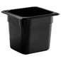 Cambro Hot Food Pan High Heat 1/6 Size Black 6" Deep - 66HP110