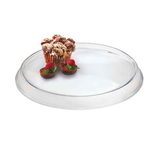 Cal-Mil Cake Tray Clear Acrylic 12″ Diameter - P306