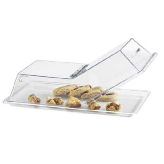 Cal‑Mil Cake Cover Hinged Rectangular Clear Polycarbonate 18" × 26" × 4" - 328‑18
