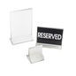 Cal‑Mil Card Holder Clear Acrylic 4‑1/4″ × 5‑1/2″ - 521