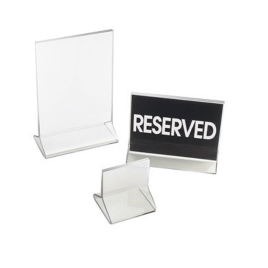 Cal-Mil - Card Holder, 4" x 6" - Clear Acrylic - 506