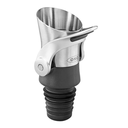 OXO Wine Stopper & Pourer Set Stainless Steel Flip-Seal - 1109780