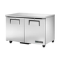 True Undercounter Refrigerator Low Profile 2 Door 48″ Stainless Steel - TUC-48-LP-HC