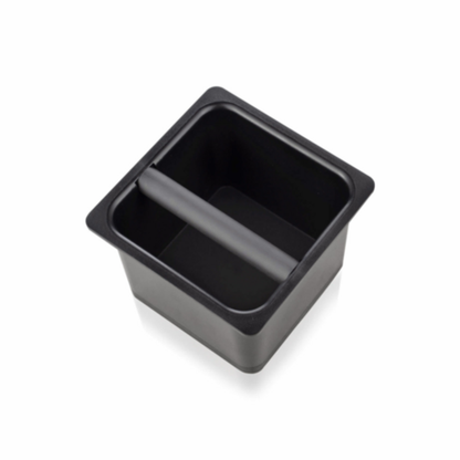 Espresso Parts Knock Box Closed Bottom Black - EPKB665