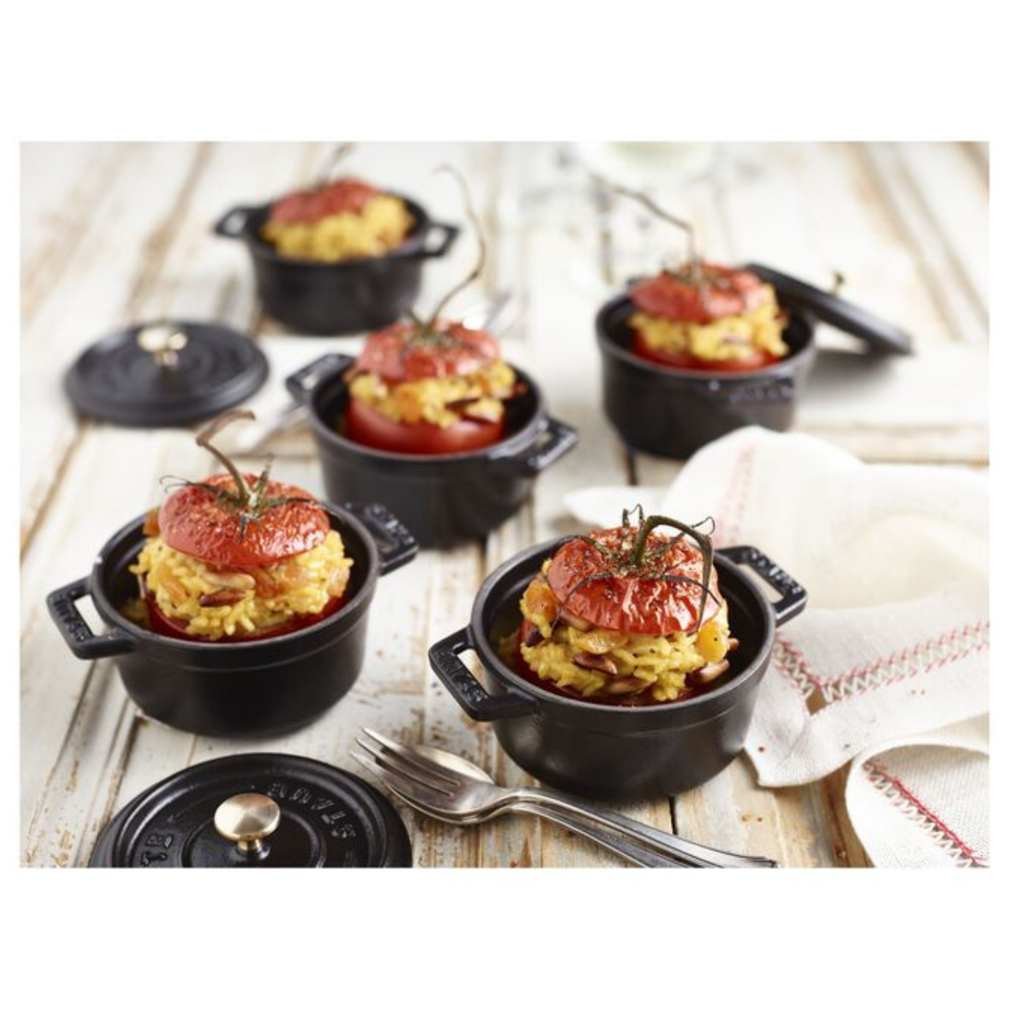 Staub Mini Cocotte .25 qt, Matte Black - 1004814
