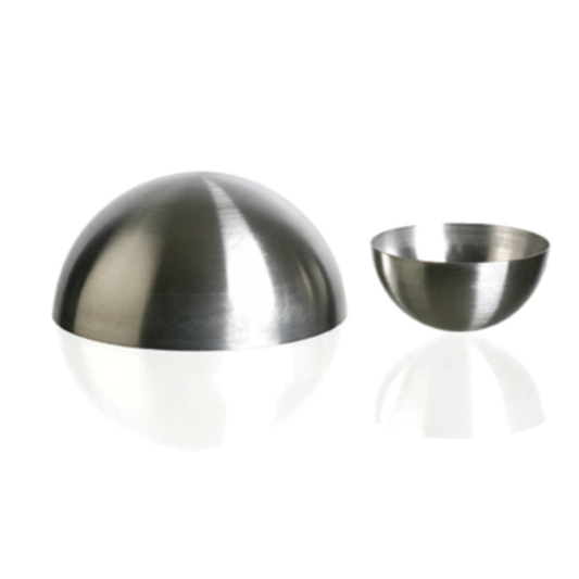 Matfer Bourgeat Hemisphere Mold 3‑3/16″ Diameter Stainless Steel - 340403