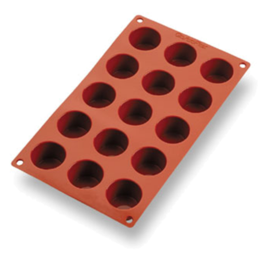 Matfer Bourgeat Gastroflex Mini Muffin Mold, 15 Cup - 257914