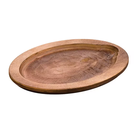 Lodge Oval Wood Underliner Walnut - UOPB