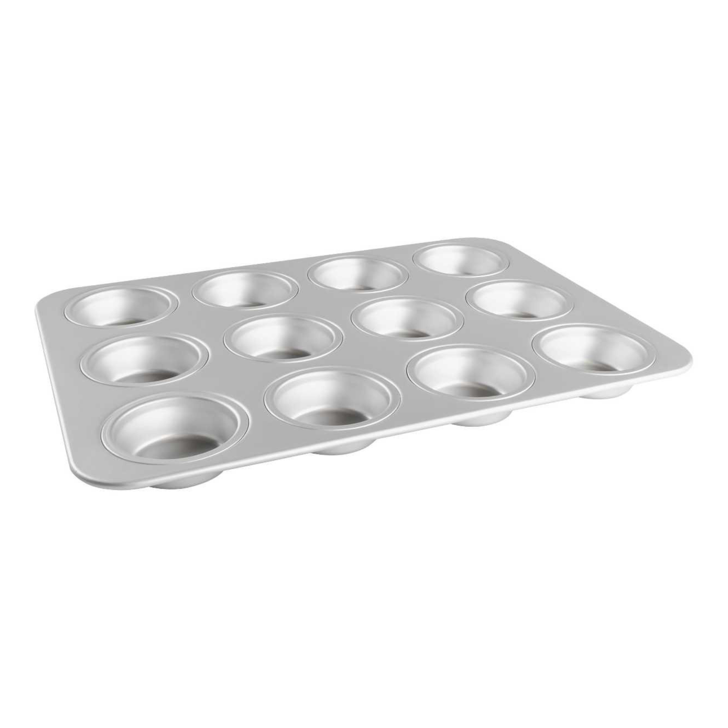Fat Daddio’s Standard Muffin Pan 12 Cup Heavy Duty Anodized Aluminum - MFN-STD