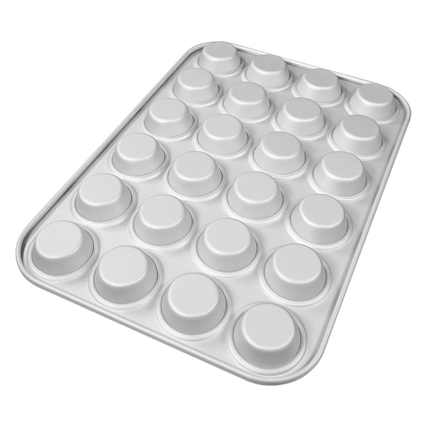 Fat Daddios - Molde para mini muffins, 24 moldes, resistente, aluminio anodizado - MFN-MINI