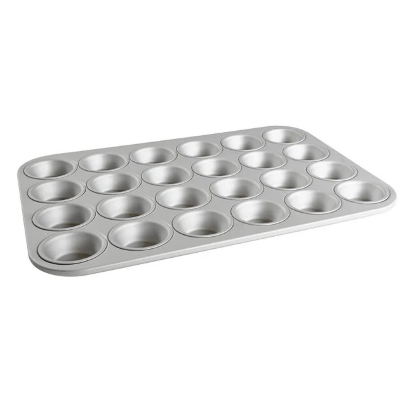 Fat Daddios - Molde para mini muffins, 24 moldes, resistente, aluminio anodizado - MFN-MINI