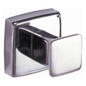 Gancho individual Bobrick para bata, 2 x 2, satén, acero inoxidable - B-6717