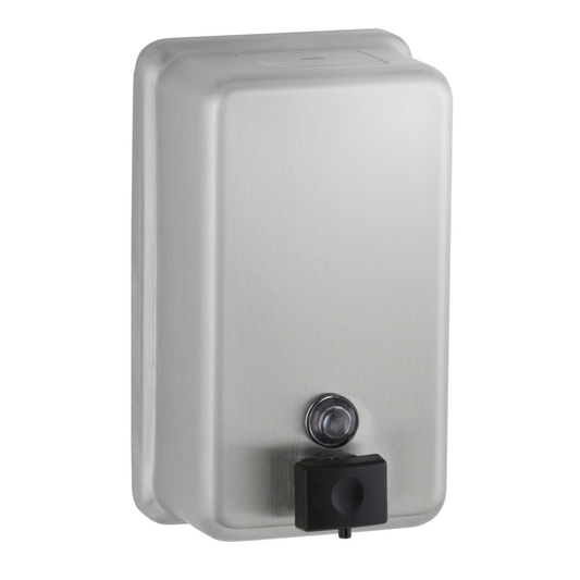Bobrick Soap Dispenser Vertical 40 oz Stainless Steel - B-2111