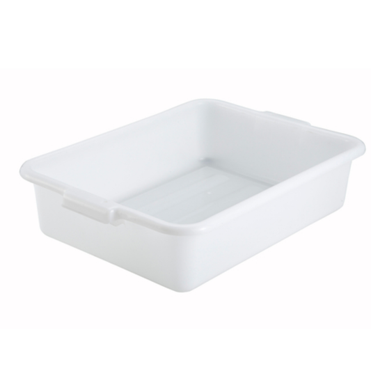 Winco Bus Box White 5" Deep - PL-5W
