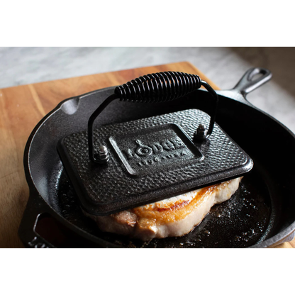 Lodge Grill Press with Cool Grip 6.75x4 - LGP3