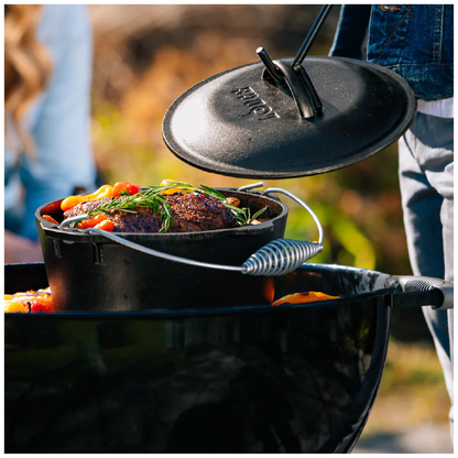Lodge Dutch Oven with Iron Cover 7 Qt - L10DO3