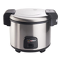 Winco Rice Cooker/Warmer 30 Cup, Hinged Lid, Stainless Steel - RC-S301