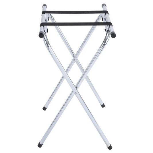 Winco Tray Stand 31" Chrome Folding - TSY-1A