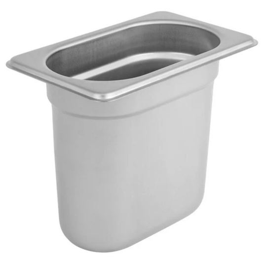 Winco Steam Table Pan 1/9 Size, 6" Deep Heavy Duty Stainless Steel - VX196HD