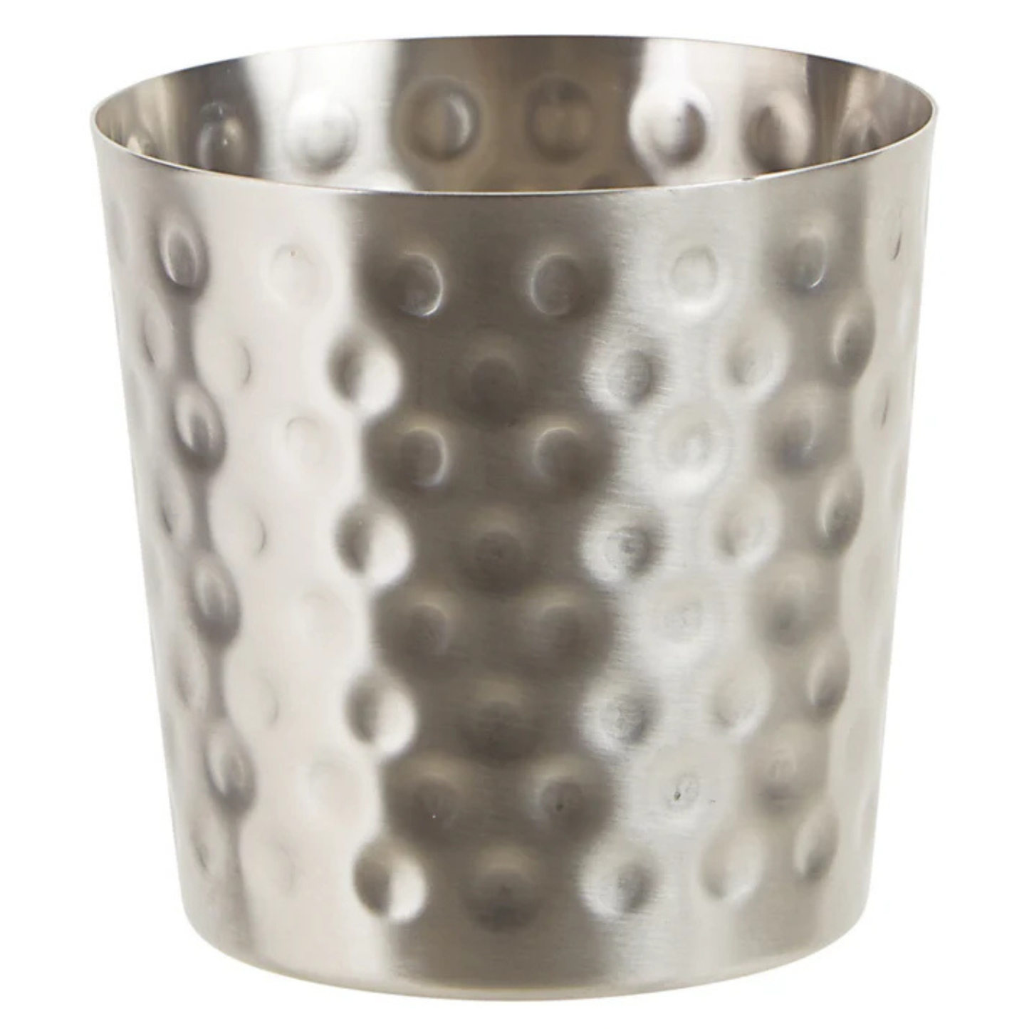 Winco French Fry Cup Hammered Stainless Steel - SFC-35H