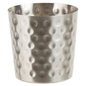 Winco French Fry Cup Hammered Stainless Steel - SFC-35H