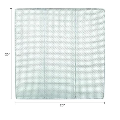 Pantalla de donut cuadrada de 23" de acero inoxidable