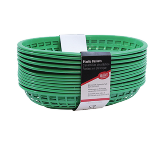 TableCraft - Cesta de pan verde 9x6x2 - TCPC1074G